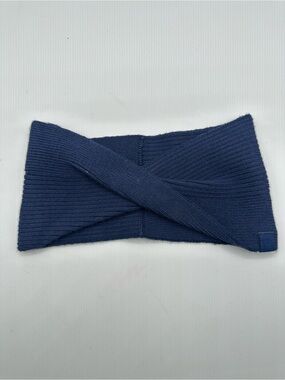 Lululemon Knitted Twist Headband Ear Warmer in Navy
